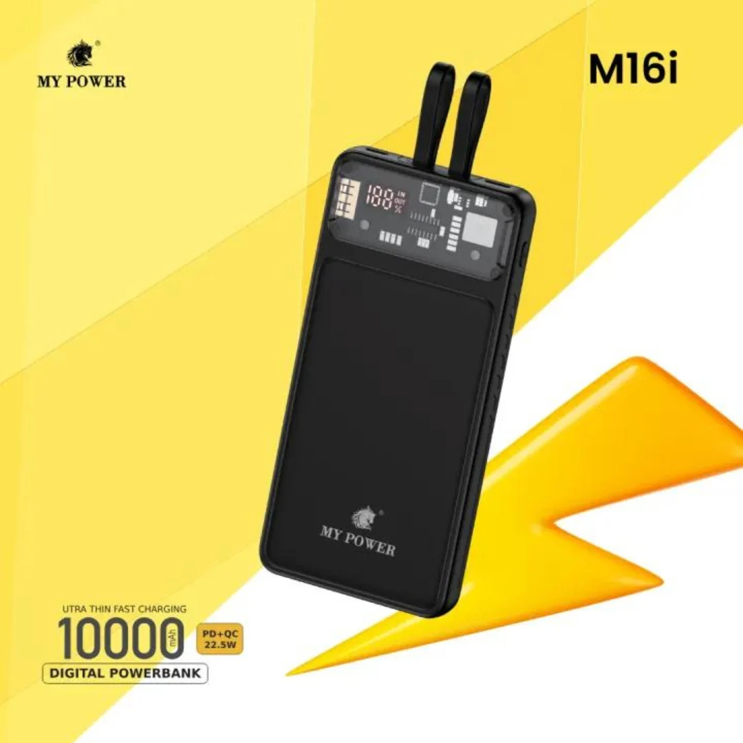 MyPower powerbank M16i Fast charging PD 10000mAh | Fully compatible