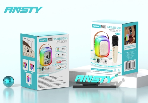 ANSTY Karaoke Speaker with Mic, Bluetooth 5.3, long Battery & Rgb light Glowing_4