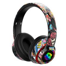 L750 Graffiti BT Headset RGB  light glowing