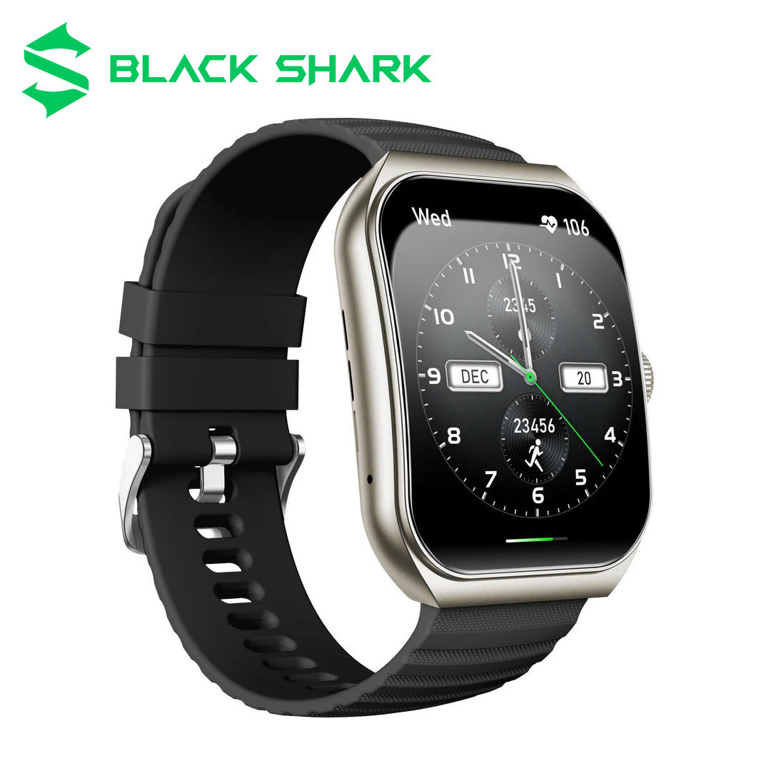 Black Shark GT3 ENC Bluetooth Calling Smart Watch I Display: 1.96'' Curved AMOLED Display I Up to 10 Days Battery Life I Supports Chat GPT I Unlimited AI Watch Face I IP68 Water Resistance I_3