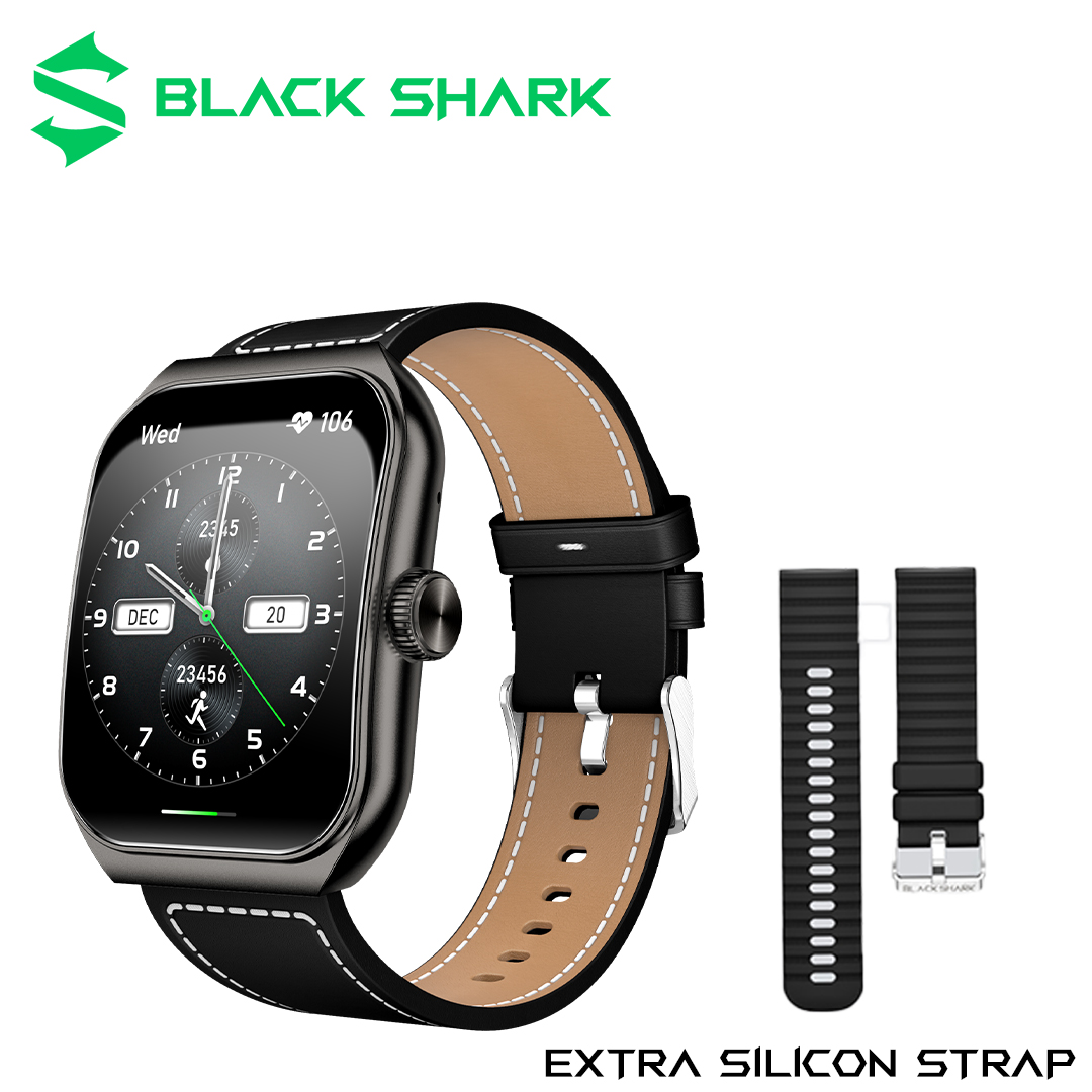 Black Shark GT3 ENC Bluetooth Calling Smart Watch I Display: 1.96'' Curved AMOLED Display I Up to 10 Days Battery Life I Supports Chat GPT I Unlimited AI Watch Face I IP68 Water Resistance I_6